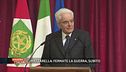 L'urgente appello di Sergio Mattarella