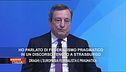 Draghi: l'Europa sia federalista e pragmatica