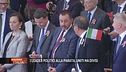 I leader politici alla parata, uniti ma divisi