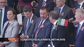I leader politici alla parata, uniti ma divisi