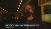 Protesta per il caro bollette: cena a luci spente