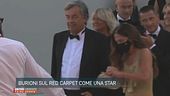 Burioni sul red carpet come una star