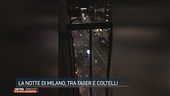La notte di Milano, tra taser e coltelli