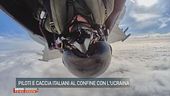 Piloti e caccia italiani al confine con l'Ucraina