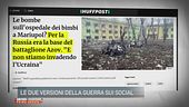Le due versioni della guerra sui social