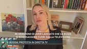 Russia, protesta in diretta tv