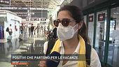 Positivi che partono per le vacanze