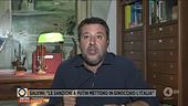 Matteo Salvini: "Le sanzioni a Putin mettono in ginocchio l'Italia"