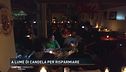 A lume di candela per risparmiare