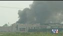 Incendio in fabbrica paura a Milano