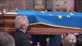 L'addio a David Sassoli, "Tuo sorriso nel cuore"