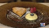 Gusto verde: tosella fritta con crema chantilly