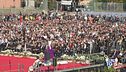 Una folla commossa ai funerali vittime A4