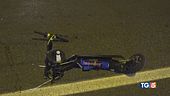 Moto e monopattino uno scontro mortale