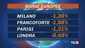 Borse in rosso, volano gas, petrolio e grano