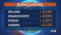 Ipotesi Eurobond, corrono le Borse