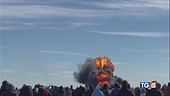 Tragedia all'AirShow scontro tra due aerei