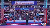 L'adunata di Putin: comizio allo stadio