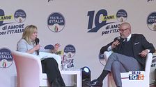 Meloni: "Non guardo al consenso ma al pil"