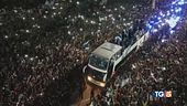 Accoglienza trionfale per Messi e Argentina