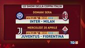 Coppa Italia: domani alle 21.00 su Canale 5 Inter-Milan