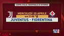 L'Inter va, su Canale 5 Juventus-Fiorentina