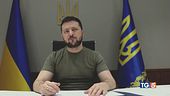 Nave russa in fiamme. "Dialogo senza Crimea"