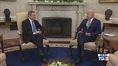 Draghi da Biden Cercare la pace