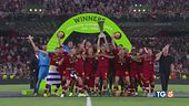 Trofeo alla Roma ed esplode la festa