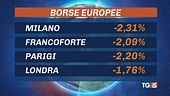 Le borse ancora giù, inflazione paura