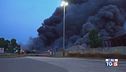 In fiamme a Malagrotta i rifiuti di Roma