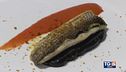 Filetti di muggine con ricotta al nero di seppia