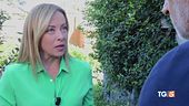 Giorgia Meloni al tg5