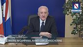 Rigore in Campania, avanti con le mascherine