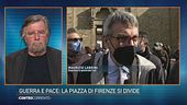 Guerra e pace: la piazza di Firenze si divide