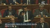 No alle armi: l'insolito asse Conte - Salvini
