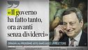 Draghi: al prossimo voto sarò solo un elettore