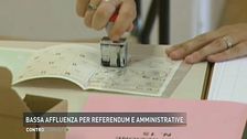 Bassa affluenza per Referendum e Amministrative