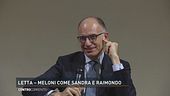 Letta - Meloni come Sandra e Raimondo