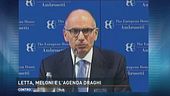 Letta, Meloni e l'agenda Draghi