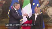 Il lungo addio tra Draghi e Meloni