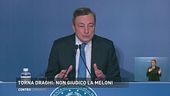 Torna Draghi: non giudico la Meloni