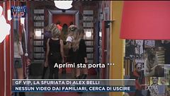 Gf Vip, la sfuriata di Alex Belli