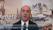 In diretta il presidente Luca Zaia