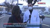 Contagi in aumento, code per i tamponi