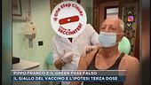 Pippo Franco e il green pass falso