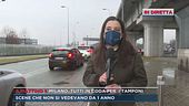 Milano, tutti in coda per i tamponi