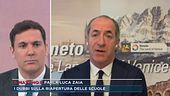 Riapertura scuole, Luca Zaia: "In aula inevitabile il contagio. Draghi chieda parere al Comitato Tecnico-Scientifico"