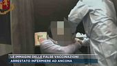 Le immagini delle false vaccinazioni