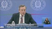 Le parole del premier Mario Draghi